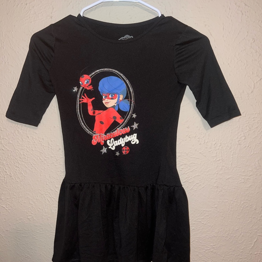 Miraculous Ladybug Kids Black Dress